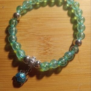 Blue and Silver Bracelet